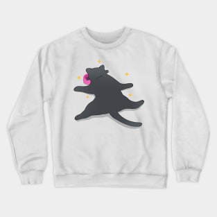 lazy cat funny Crewneck Sweatshirt